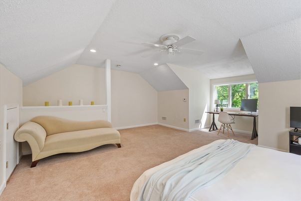 Bedroom, Home Office, Interior, Recessed Lighting