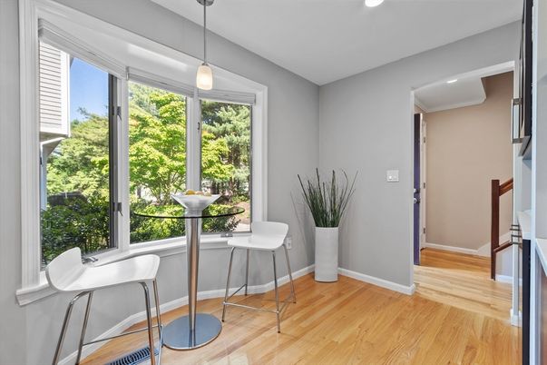 Interior, Pendant Lights, Recessed Lighting, Wood Texture Flooring