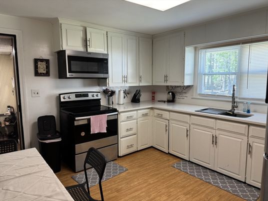 Interior, Kitchen, Wood Texture Flooring