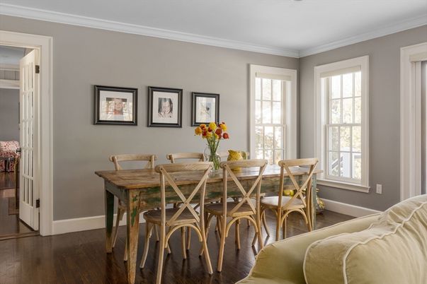Dining room, Interior, Wood Texture Flooring