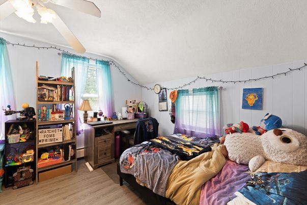 Bedroom, Home Office, Interior, Wood Texture Flooring