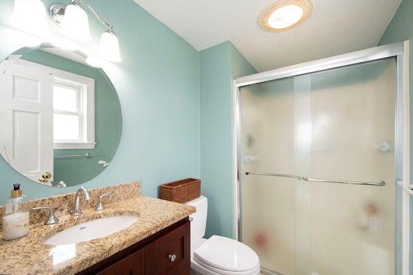 Bathroom, Glass Shower, Interior