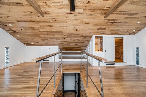 Interior, Recessed Lighting, Wooden Beams, Wooden Ceilings, Wood Texture Flooring, Wooden Walls