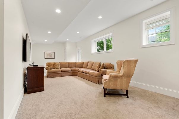 Interior, Living room, Recessed Lighting