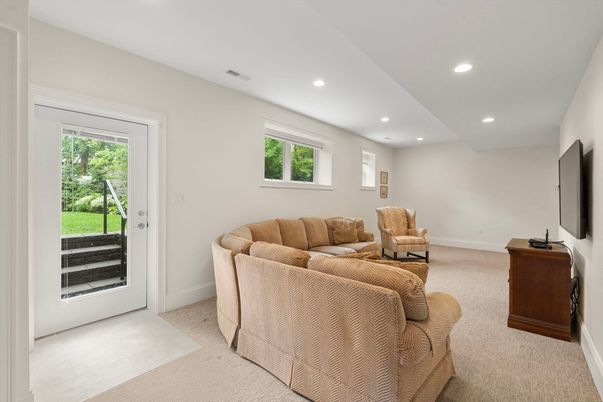 Interior, Living room, Recessed Lighting