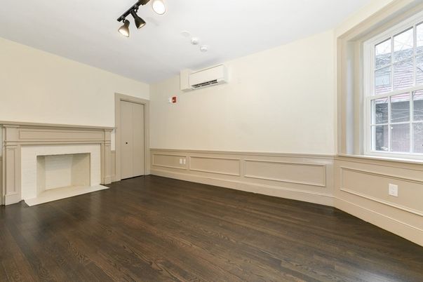 Empty room, Fireplace, Interior, Wood Texture Flooring