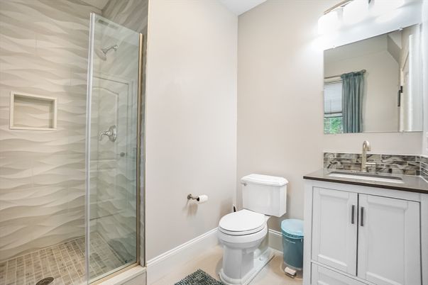 Bathroom, Glass Shower, Interior