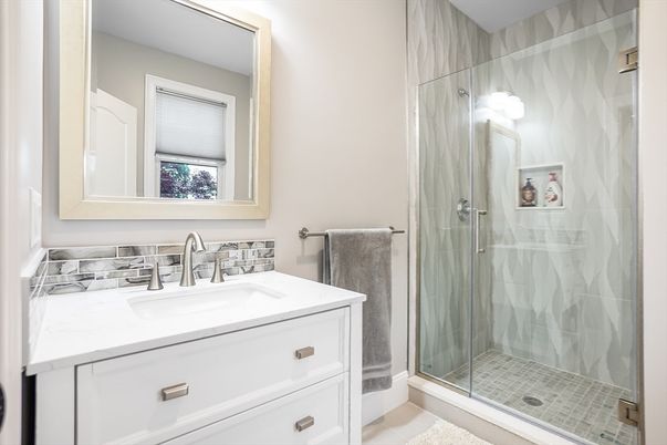 Bathroom, Glass Shower, Interior