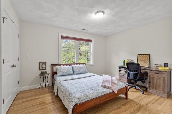 Bedroom, Home Office, Interior, Wood Texture Flooring