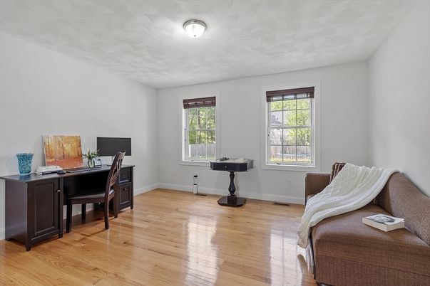 Home Office, Interior, Wood Texture Flooring