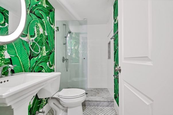 Bathroom, Glass Shower, Interior