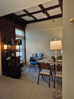 Home Office, Interior, Wooden Beams