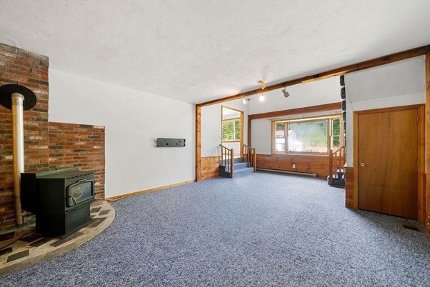 Empty room, Fireplace, Interior, Stone Walls