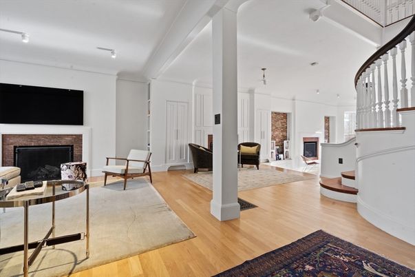 Fireplace, Interior, Wood Texture Flooring