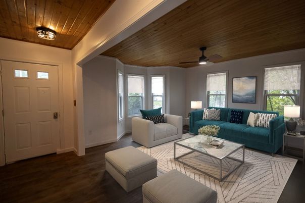 Interior, Living room, Wooden Ceilings, Wood Texture Flooring