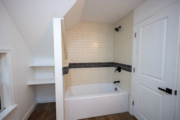 Bathroom, Interior, Wood Texture Flooring