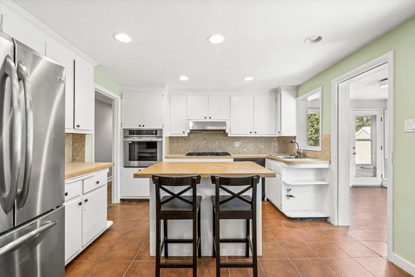 Interior, Kitchen, Recessed Lighting, Stainless Steel Appliances