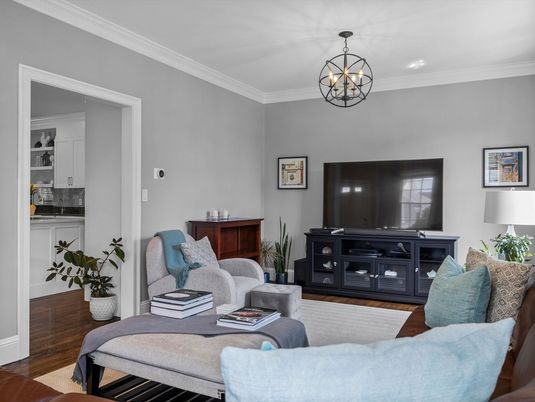 Chandelier, Interior, Living room, Wood Texture Flooring