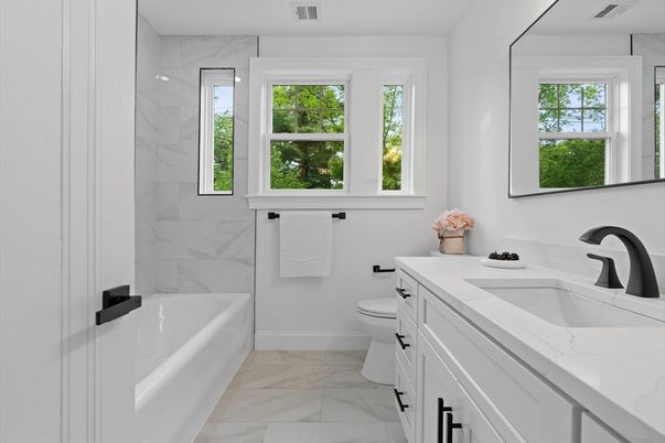Bathroom, Dual Sink Vanities, Interior, Marble, Marble Walls