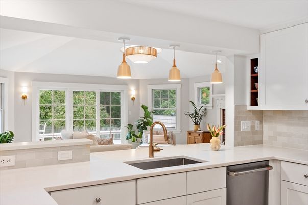 Interior, Kitchen, Pendant Lights, Stainless Steel Appliances