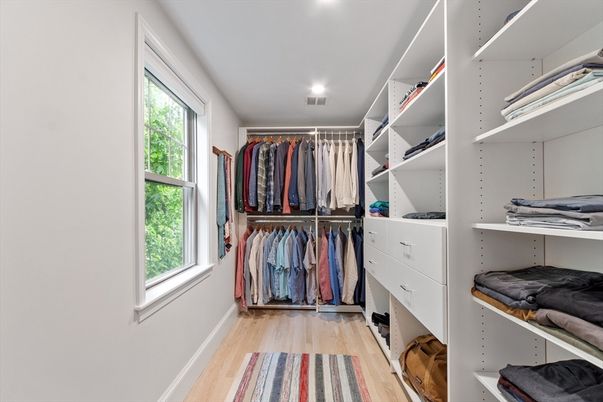 Interior, Recessed Lighting, Walk-in Closets, Wood Texture Flooring