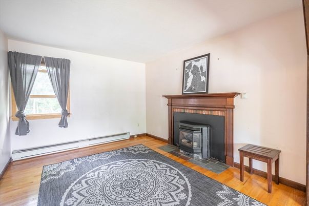 Fireplace, Interior, Wood Texture Flooring