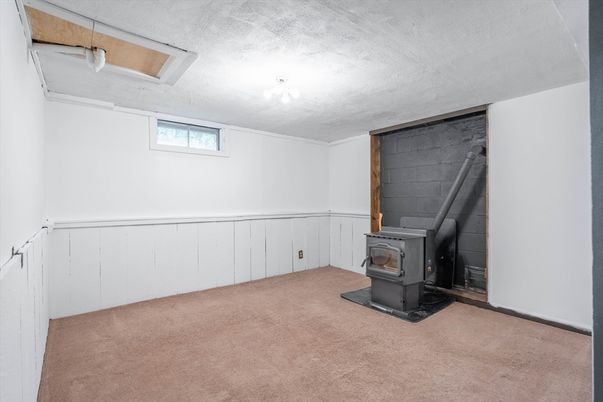Empty room, Fireplace, Interior