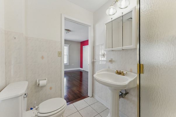 Bathroom, Interior, Wood Texture Flooring