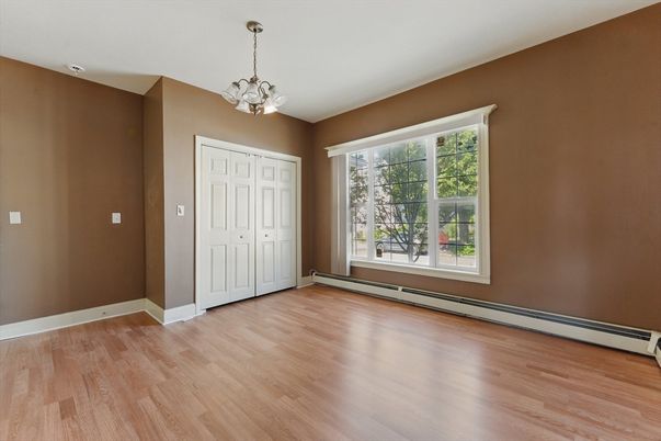 Chandelier, Empty room, Interior, Wood Texture Flooring
