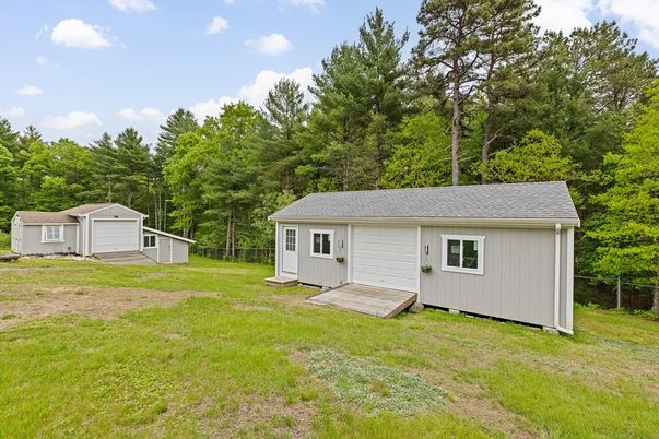 Backyard, Detached Garage, Exterior