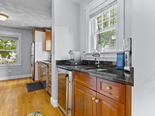 Interior, Kitchen, Wood Texture Flooring