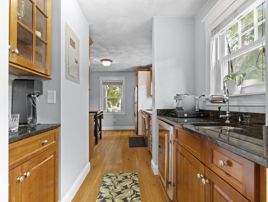 Interior, Kitchen, Wood Texture Flooring