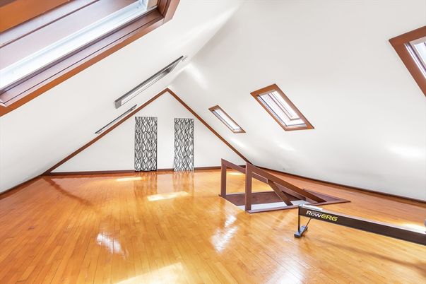 Fitness Equipment, Interior, Wood Texture Flooring