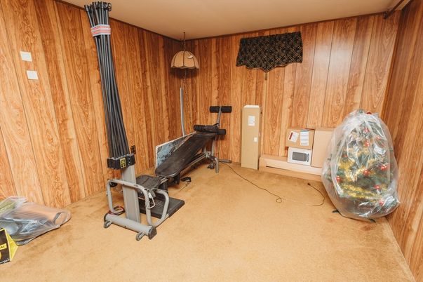 Fitness Equipment, Interior, Wooden Walls