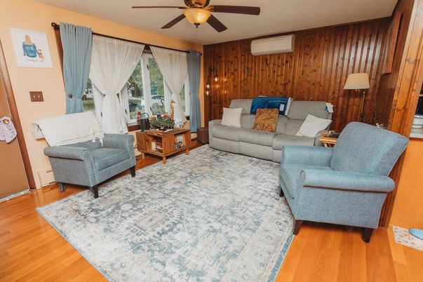 Interior, Living room, Wood Texture Flooring, Wooden Walls
