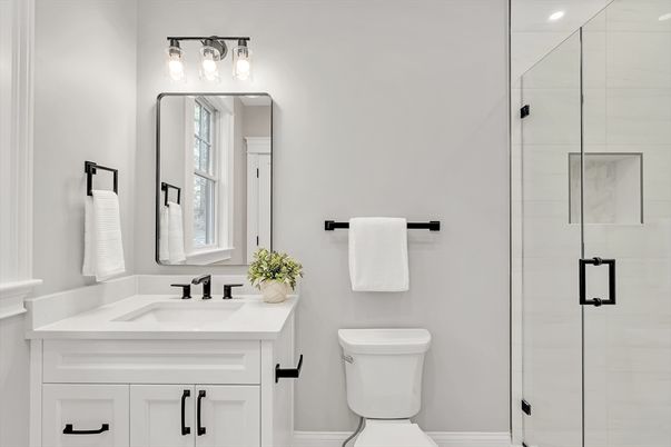 Bathroom, Glass Shower, Interior