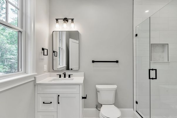 Bathroom, Glass Shower, Interior