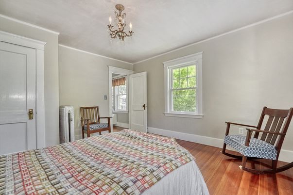 Bedroom, Chandelier, Interior, Wood Texture Flooring