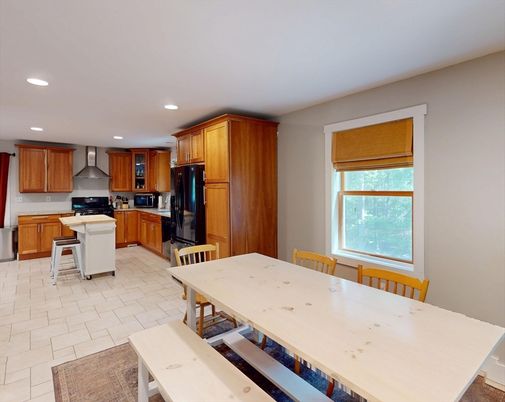 Dining room, Interior, Kitchen, Recessed Lighting