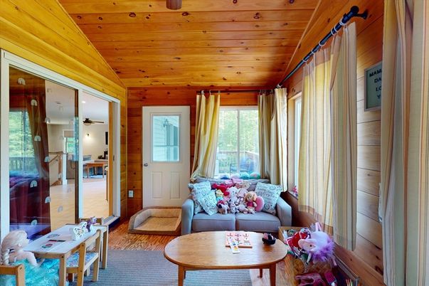 Interior, Living room, Wooden Ceilings, Wooden Walls