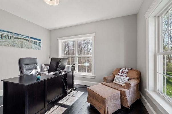 Home Office, Interior, Wood Texture Flooring