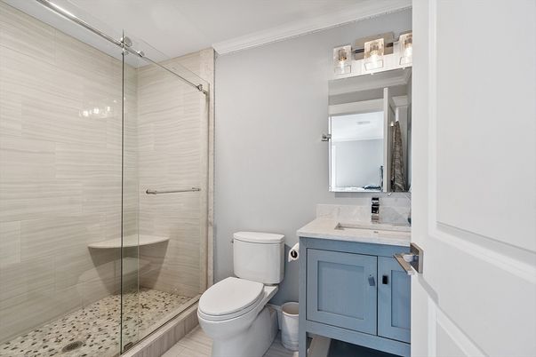 Bathroom, Glass Shower, Interior