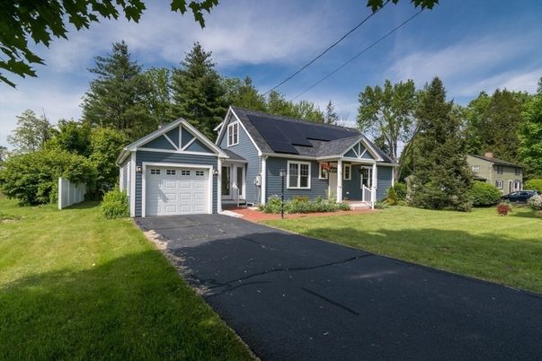 Attached, Backyard, Exterior, Facade, Solar Panels, Cape Cod