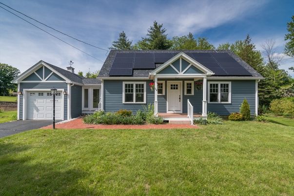 Attached, Exterior, Facade, Solar Panels, Cape Cod