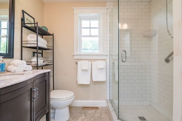 Bathroom, Glass Shower, Interior