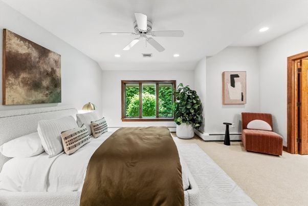Bedroom, Interior, Recessed Lighting