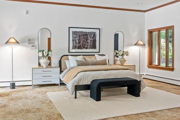 Bedroom, Interior, Recessed Lighting