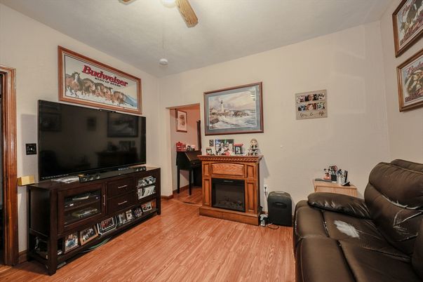 Fireplace, Interior, Wood Texture Flooring