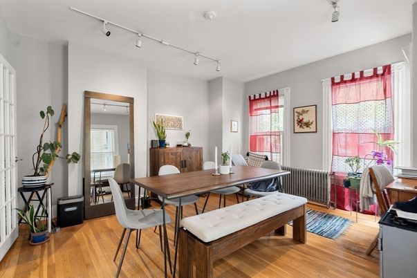 Dining room, Interior, Wood Texture Flooring