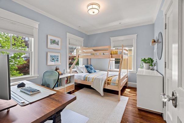 Bedroom, Interior, Wood Texture Flooring